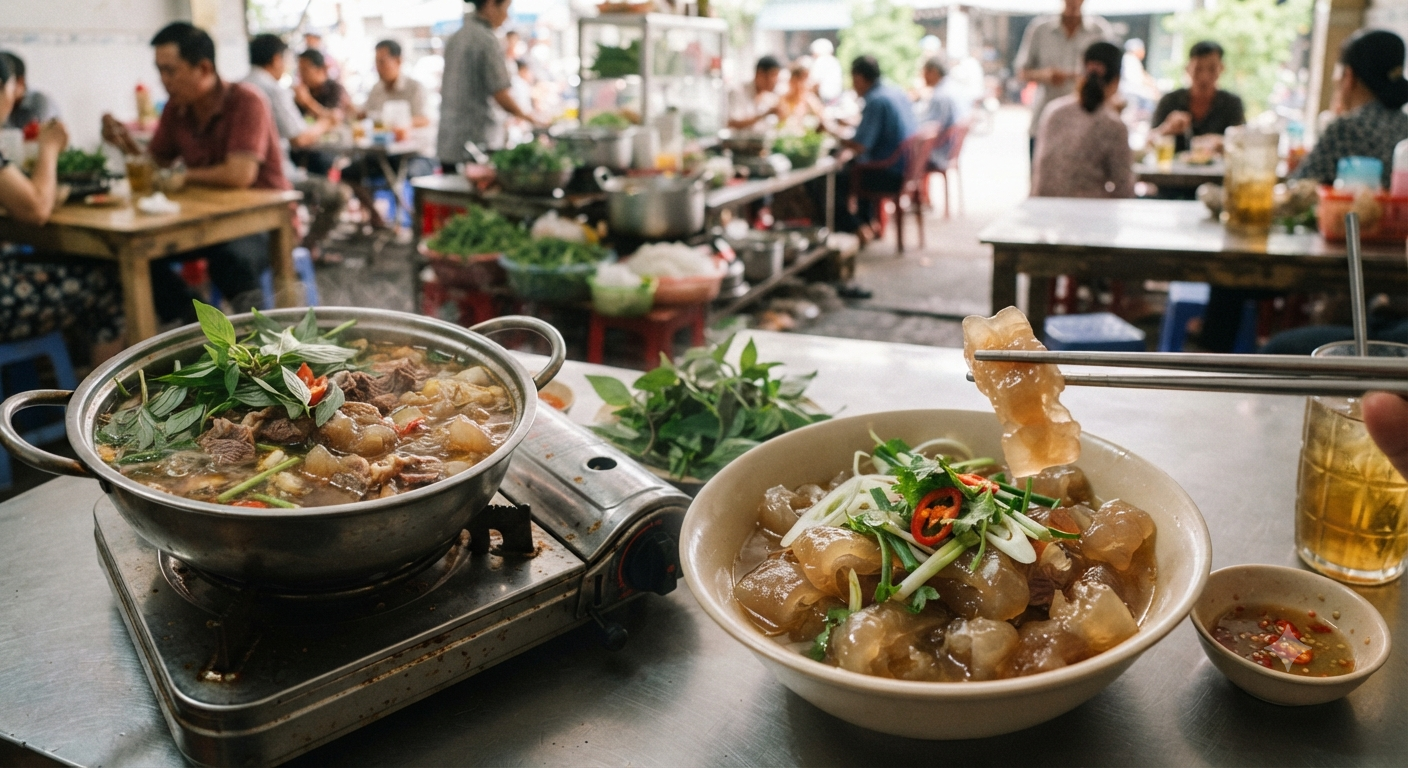Gân Bò: Dai Sần Sật, Giòn Sựt Đặc Trưng